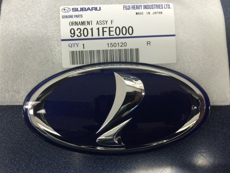 سوبارو 2002 إلى 2011 إمبريزا 2004 إلى 2009 Sti WRX Blue i الشبك الأمامي شعار الشعار Sport Genuine - Image 2